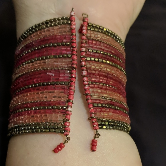Beaded Cuff Bracelet - Picture 3 of 5